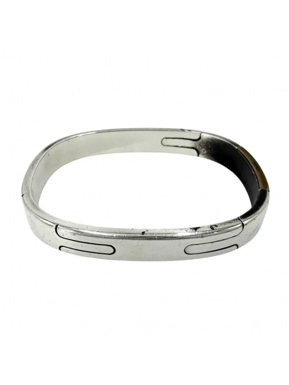 Hermes Bangle Bracelet Silver